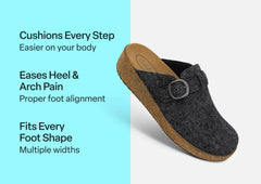 Casey - Charcoal Wool