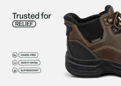 Quartz Hands-Free Work Boots - Brown