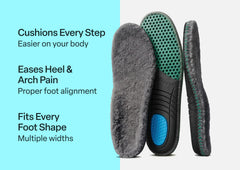 Men's Slipper Insoles - Gray