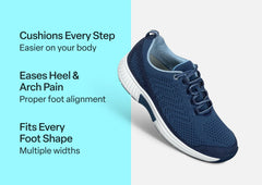 Coral - Navy/Light Blue