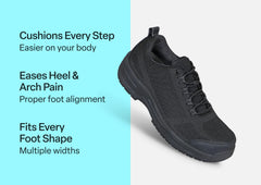 Cobalt Work Shoes - Black
