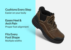 Quartz Hands-Free Work Boots - Brown