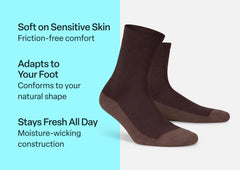 Casual/Dress Socks - Dark Brown