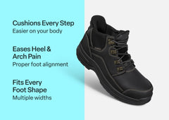 Quartz Hands-Free Work Boots - Black