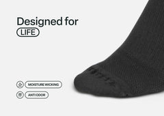 Compression Ankle Socks 20-30 mmHg - Black