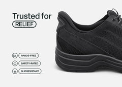 Onyx Hands-Free Work Shoes - Black