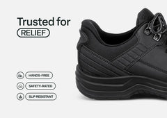 Slate Hands-Free Work Shoes - Black